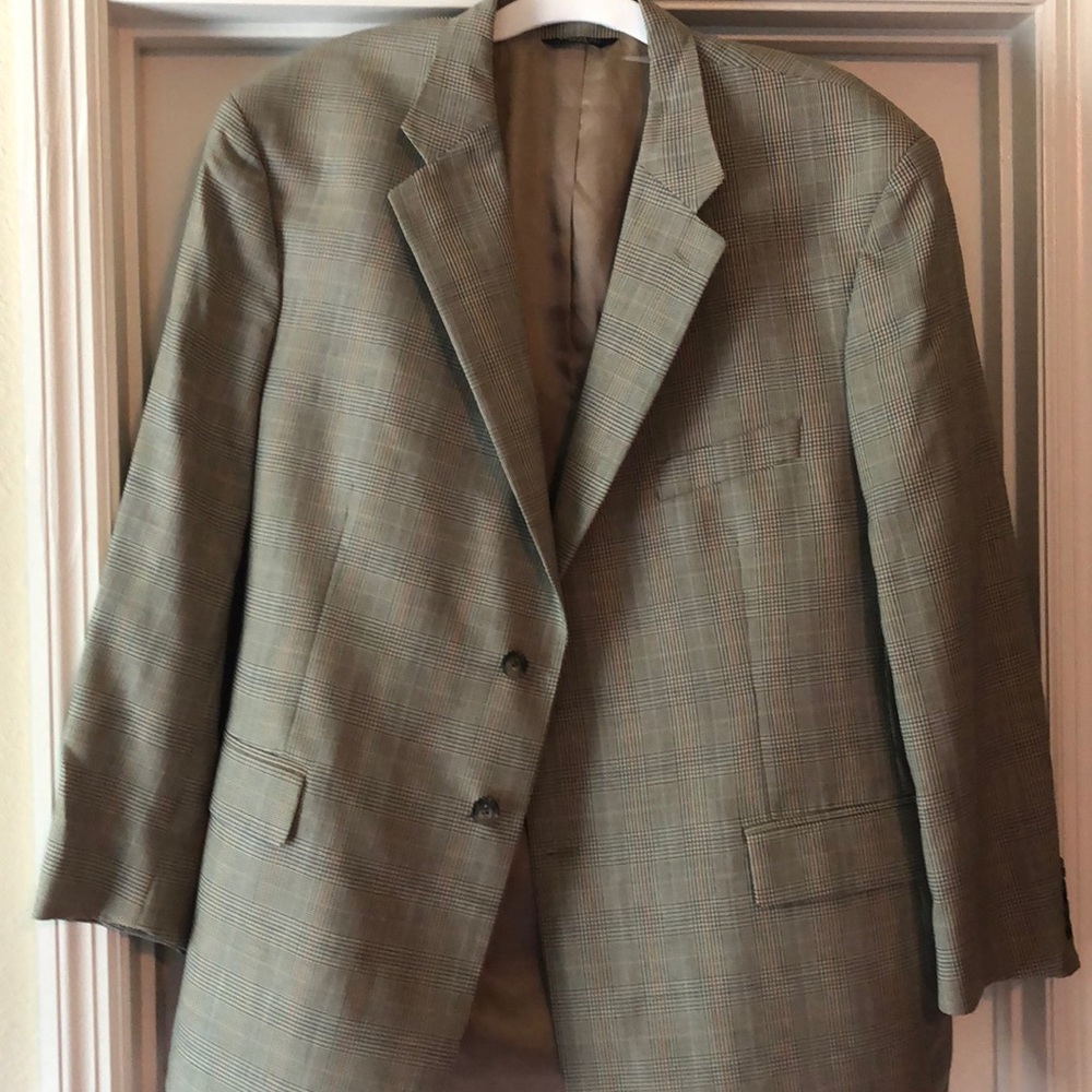 Brooks Brothers check pattern sport coat